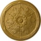 Ekena Millwork Luton Ceiling Medallion (Fits Canopies up to 3 1/2"), Hand-Painted Pharaohs Gold, 21"OD x 2"P CM21LUPGS - alternate 1